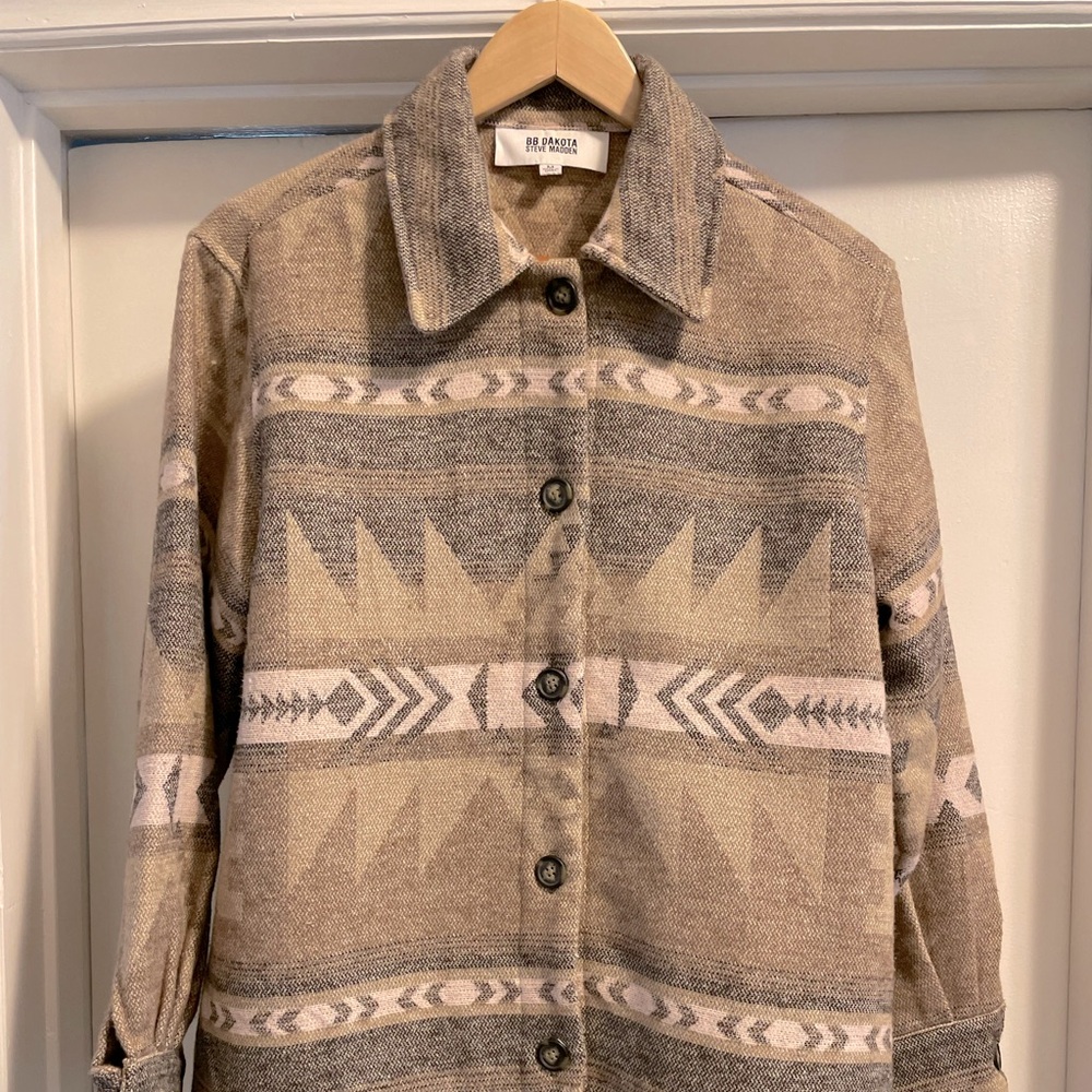 BB Dakota and Steve Madden Colab Big Sky Shacket